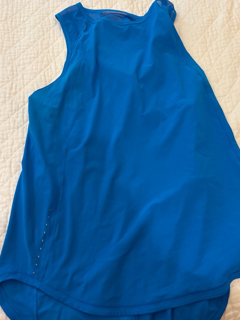 lululemon athletica sonic Blue sculpt Tank